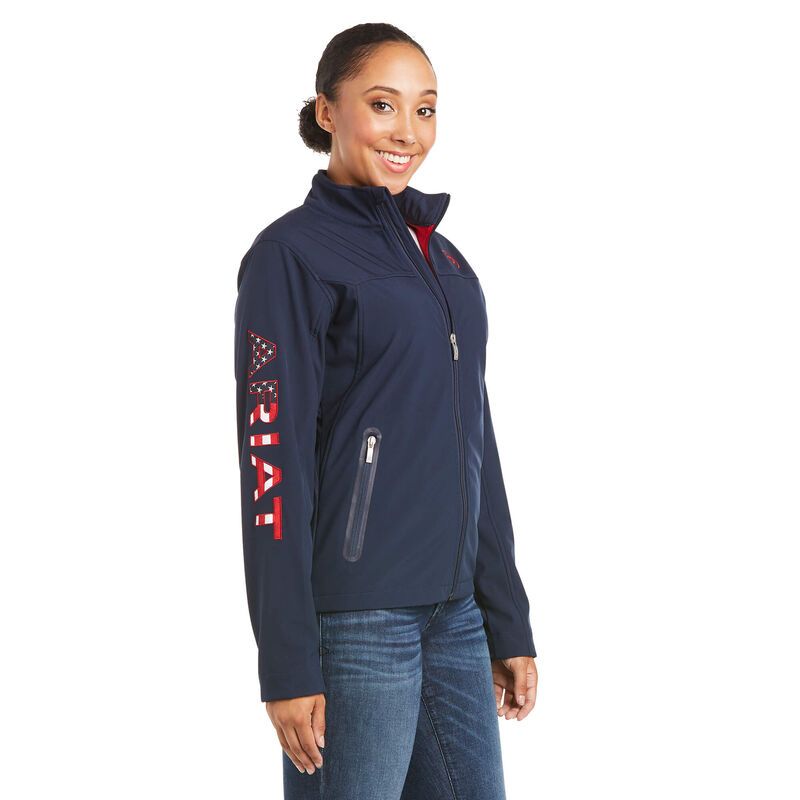 Ariat Jacke Damen - New Team Softshell Navy ( AIFRX-8260 )